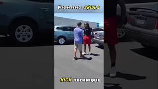 Kick technique for street fight #streetdefense #selfdenfense #fightskills