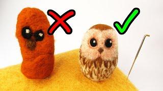 7 Common NEEDLE FELTING MISTAKES you might be making