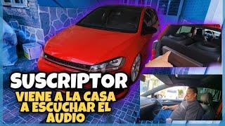SUSCRIPTOR VIENE A MI CASA A ESCUCHAR MI AUDIO Y LE DAMOS UN DEMO | beto vlogs