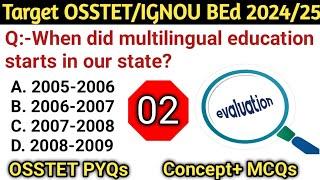 OSSTET 2024-25 | Class 2 | CDP SCHOOL MANAGEMENT AND EVALUATION | Previous year Question 