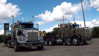 KENWORTH T800 & T800H LOWBED A CAT 320D FM & HYUNDAI HX3030 LL