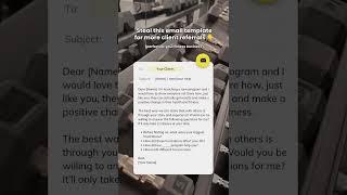 Boost your business with client referrals!  Here's how! 