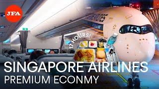 Flying the world's longest flight! 17 hours in Premium Economy with Singapore Airlines | TRIP REPORT