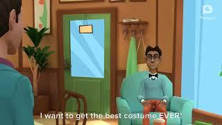 The Unique Halloween Costume.A 3D animated short film by Harith