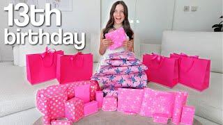 SIENNA'S 13TH BIRTHDAY PRESENT OPENING (+ Emotional Surprise) | Family Fizz