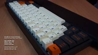 NovelKeys Cream Switches Typing (High Profile Case + Carbon Plate)