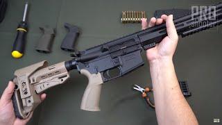 Рукоять на AR-15 с бобровым хвостом, DLG Tactical