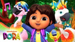 Dora & Quickatoo Sing Melodía Song!  Circle Time Songs | Dora & Friends