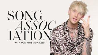 Machine Gun Kelly Raps "el Diablo," 50 Cent, and Busta Rhymes in a Game of Song Association | ELLE