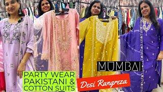Awesome Cotton, Party Wear with Embroidery & Handwork, Pakistani Concept Suits at Desi Rangreza, Mum