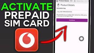 How To Activate Vodafone Prepaid SIM Card in 2025