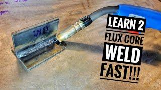 Learn to Make (Perfect) FLUX CORE Welds FAST:( How To Stack Dimes)