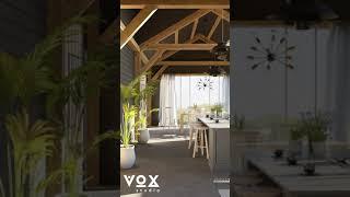 barn cabin interior design proposal.fly through animation. #interiordesign #renderlovers #barnhouse