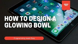 Colorful Glowing Bowl with Liquid Using HTML AND CSS