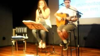 Bruno e Priscila  - Interpretando 'Samba de Maria' - SESC CRICIÚMA