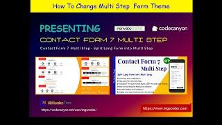 Contact Form 7 Multi Step Form By MGScoder | Tutorial How To Change Multi-Step Form Theme