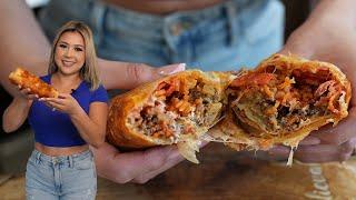 Taco Bell COULD NEVER, the best GRILLED CHEESE BEEFY BURRITOS, under 30 minutes!