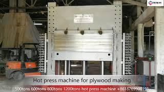 Plywood laminate hot press machine plywood hot press machine