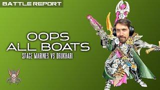 Gladius Space Marines vs Drukhari Warhammer 40k Batrep | Skaredcast