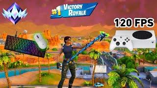 Fortnite Unreal Ranked Reload on Xbox Series S | Keyboard & Mouse Gameplay | 120 FPS |  4K