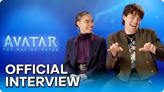 AVATAR: THE WAY OF WATER (2022) Jamie Flatters and Bailey Bass Official Interview