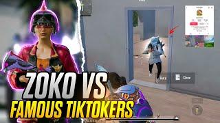 Zoko vs famous TikTokers  Can I clutch them ? iPhone XR PUBG montage #bgmi #pubgmobile