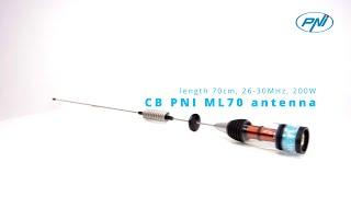 CB PNI ML70 antenna, length 70cm, 26 30MHz, 200W EN