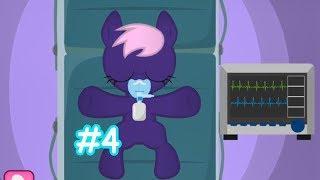 ПОНИ В БОЛЬНИЦЕ # 4. ВИРУС СРАЗИЛ ЧЕРНИКУ! Игра как мультик Pony pet hospital