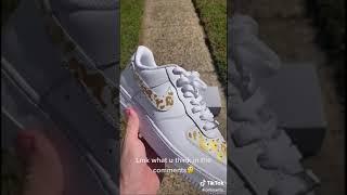 Custom Bape Air Force 1s #bape #custom #customaf1 #airforce1 #customshoes #shorts #shortsvideos #fyp
