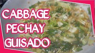 How to Cook Vegetables Recipe Cabbage pechay with sardines