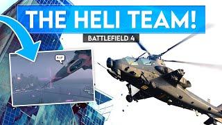 Three Guys and ONE Attack Heli?! The Enemies DID NOT Like it... - Battlefield 4