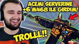 1 LVL HESAPTA +6 M468 İLE OYNAYARAK TROLLEDİM!! ZULA