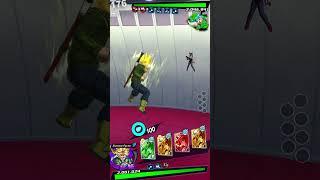 SSJ Trunks Adult Interaction With Bulma! #shorts #dblegends #dragonballlegends #legendsfestival #dbl