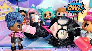 WE RAN AWAY FROM THE LESSON, AND THE TEACHER FOUND US! Dolls LOL Surprise Funny School Cartoons