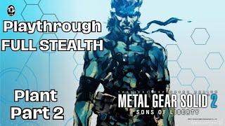 MGS2 Full Stealth Playthrough Master Collection - Part 2 Meeting Pliskin