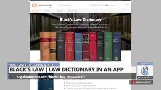 Black's Law Dictionary In An App - from NewsWatch Review