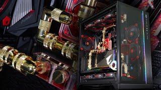 4700$ lianli O11D XL liquid cooling PC time lapse