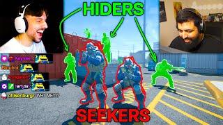 Can 2 Streamers Beat the CS2 Hide and Seek Challenge? (2v60)