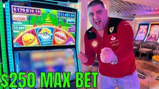 $250 Max Bet Was The Key Of JACKPOTS On Huff N More Puff Slot