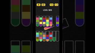 Water sort puzzle level 1035