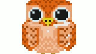 Pixel art of owl!