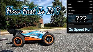 Amoril Brushless Buggy 2s Speed Test Run