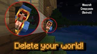 If You Find A Trader Like This, DELETE YOUR WORLD! Minecraft Creepypasta (Bedrock)