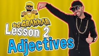 English Lesson: Adjectives for Kids | Learn through music and rap with MC Grammar