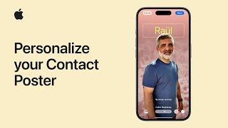 How to personalize your Contact Poster on your iPhone | Apple Support