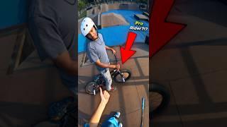 BMX or SCOOT? #scootering #scooter #skatepark #pov #scootertricks #fyp #proffesional