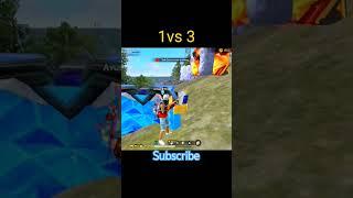 watch for end 1vs 3  #freefire #viral #shortsviral #ytshorts #freefireshorts