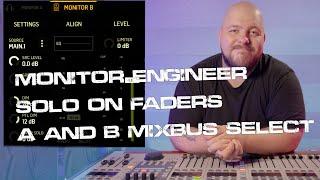 Monitor Engineer Setup - Solo A & B on Faders - Quick WING Tips