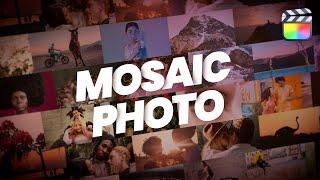 Mosaic Photo Reveal | Final Cut Pro & Apple Motion | Template | Tutorial