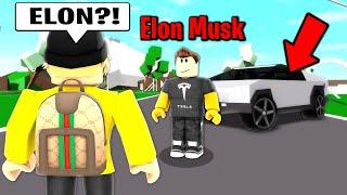 Elon Musk Gifts Me Cyber Truck in Brookhaven.. (Roblox)